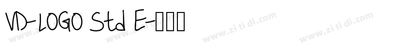 VD-LOGO Std E字体转换